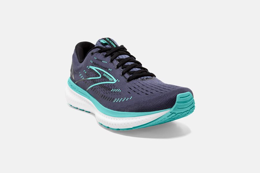 Brooks Glycerin 19 Road Löparskor Dam - Mörkgrå/Blå - 9534-MTEVA